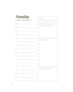 3 month to grow planner