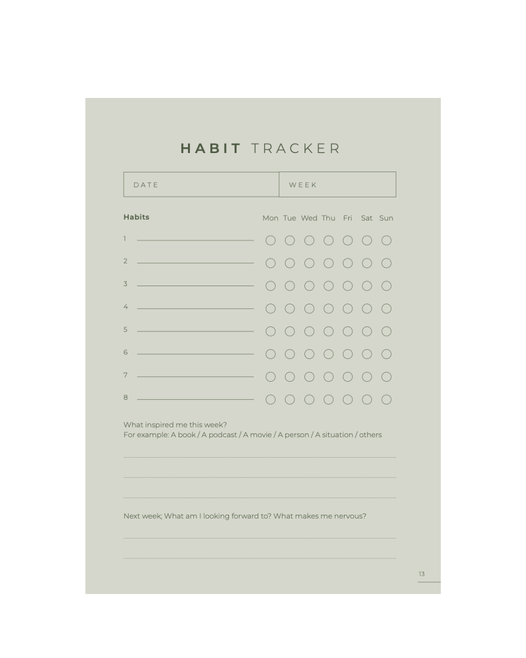 3 month to grow planner