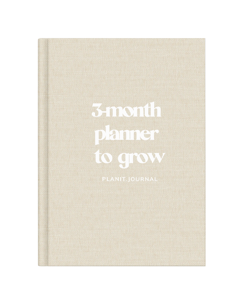 3 month to grow planner